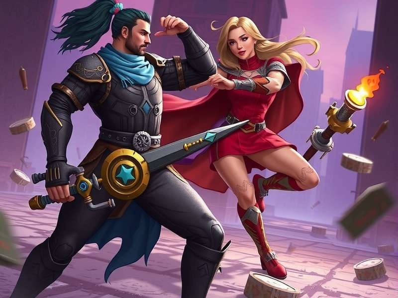 Anise Warrior Blitz Dynamic Combat Anise Warrior Blitz Combat Scene