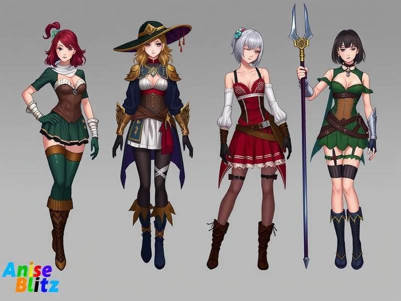 Localization Features in Anise Warrior Blitz Anise Warrior Blitz Regional Costumes